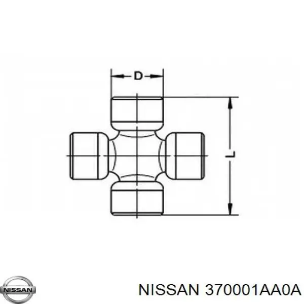 Вал карданный задний в сборе Nissan/Infiniti 370001AA0A цена, от 122.89 USD