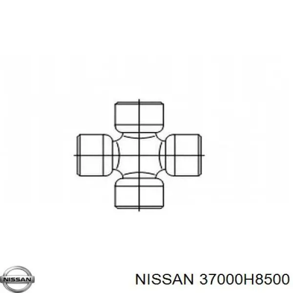 Купить 37000H8500 Nissan/Infiniti Крестовина карданного вала заднего
