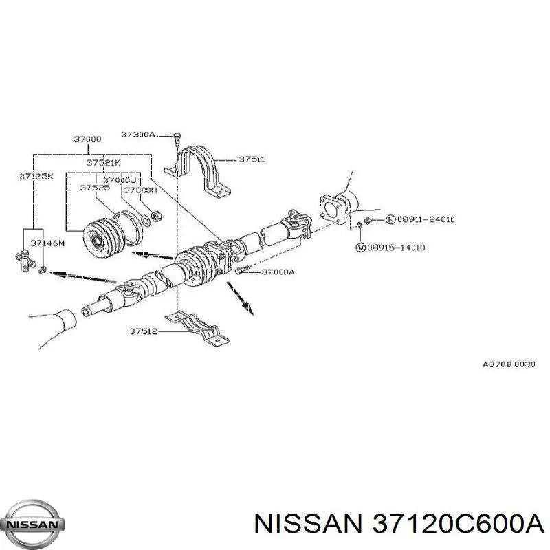  37120C600A Nissan