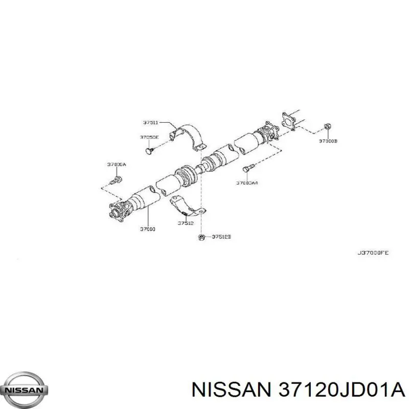  37120JD01A Nissan