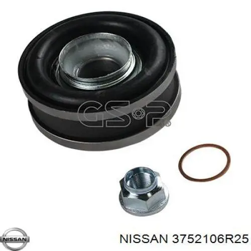 Подвесной подшипник карданного вала 3752106R25 Nissan