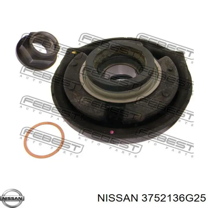 Подвесной подшипник карданного вала Nissan 3752136G25