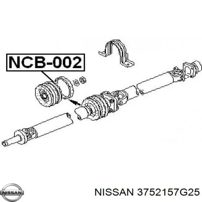 Карданный подшипник Nissan/Infiniti 3752157G25 цена, от 19.72 USD