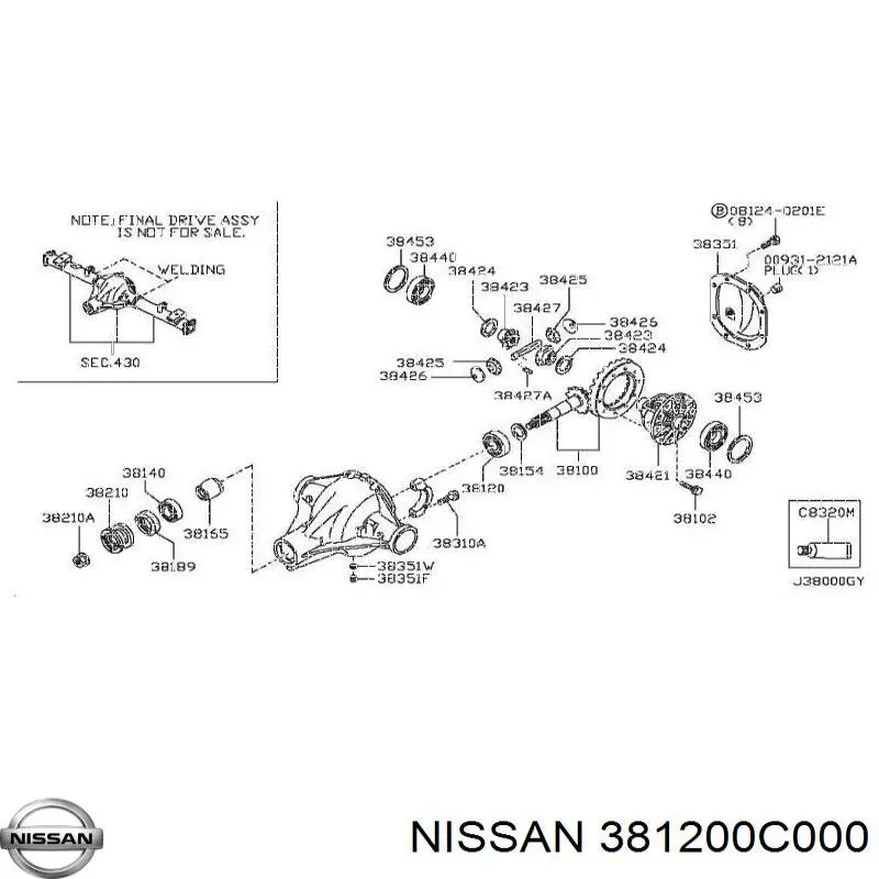 381200C000 Nissan 