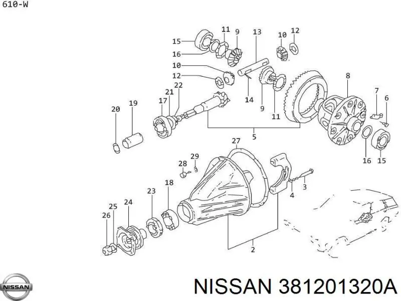  Nissan/Infiniti 381201320A цена, от 20.04 USD