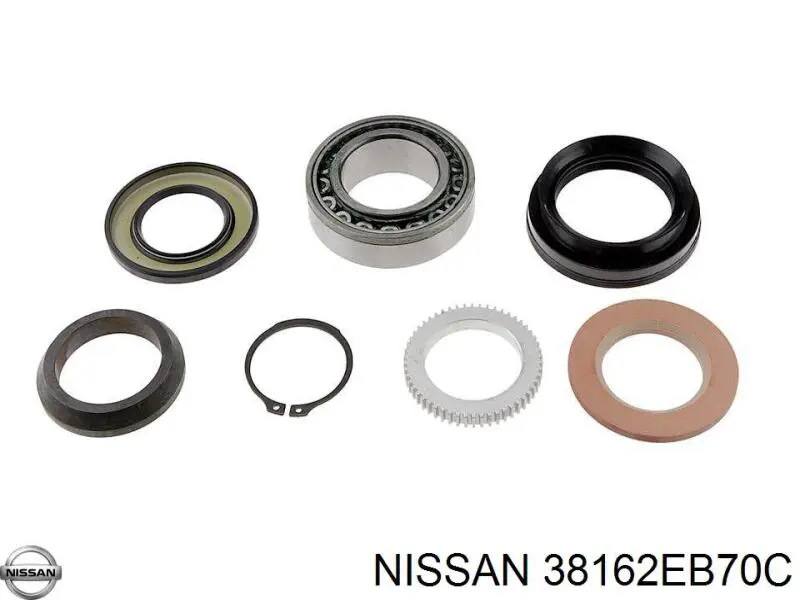 Купить 38162EB70C Nissan/Infiniti Подшипник полуоси заднего моста