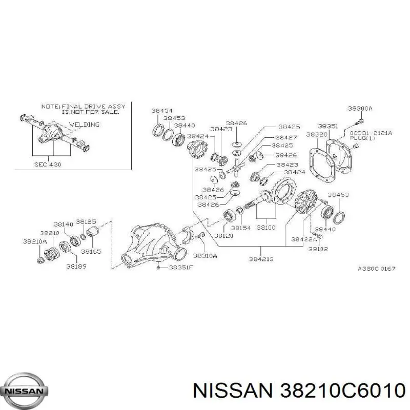 38210C6010 Nissan/Infiniti 
