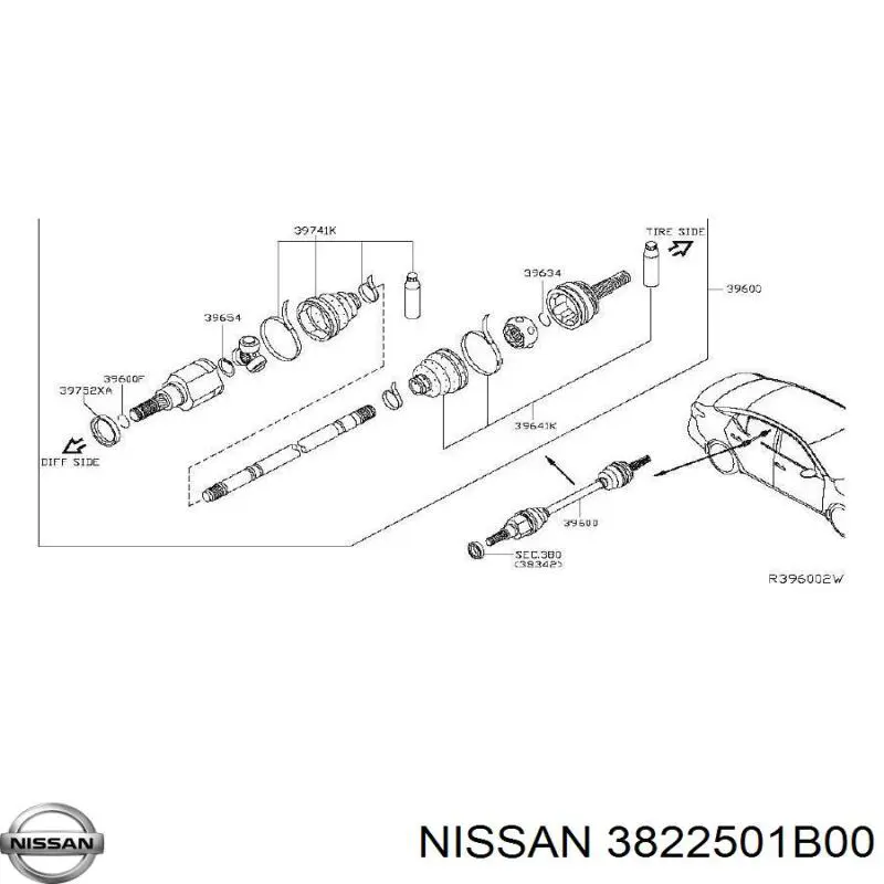 Купить 3822501B00 Nissan/Infiniti 