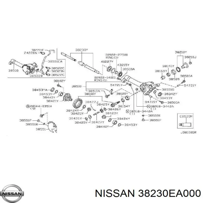 38230EA000 Nissan/Infiniti 