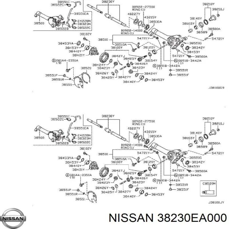 Купить 38230EA000 Nissan/Infiniti 