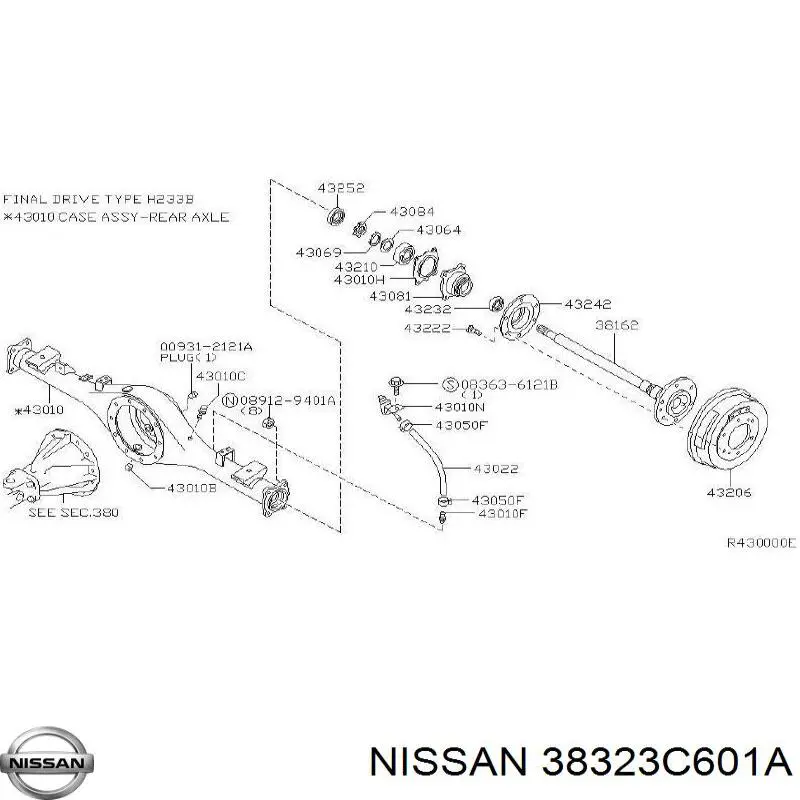  Nissan/Infiniti 38323C601A цена, от 86.20 USD
