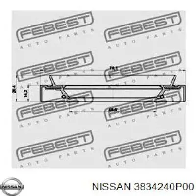 Сальник полуоси переднего моста, левой Nissan/Infiniti 3834240P00 цена, от 6.25 USD