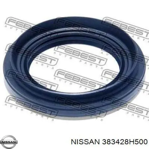 383428H500 NISSAN Anillo retén de semieje, eje delantero, izquierdo original y equivalente