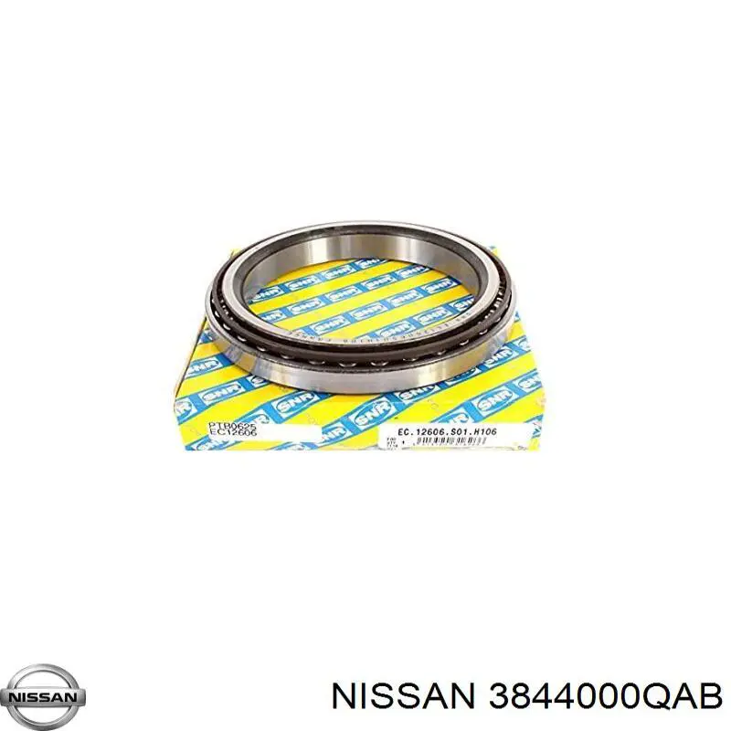 3844000QAB Nissan подшипник дифференциала переднего моста