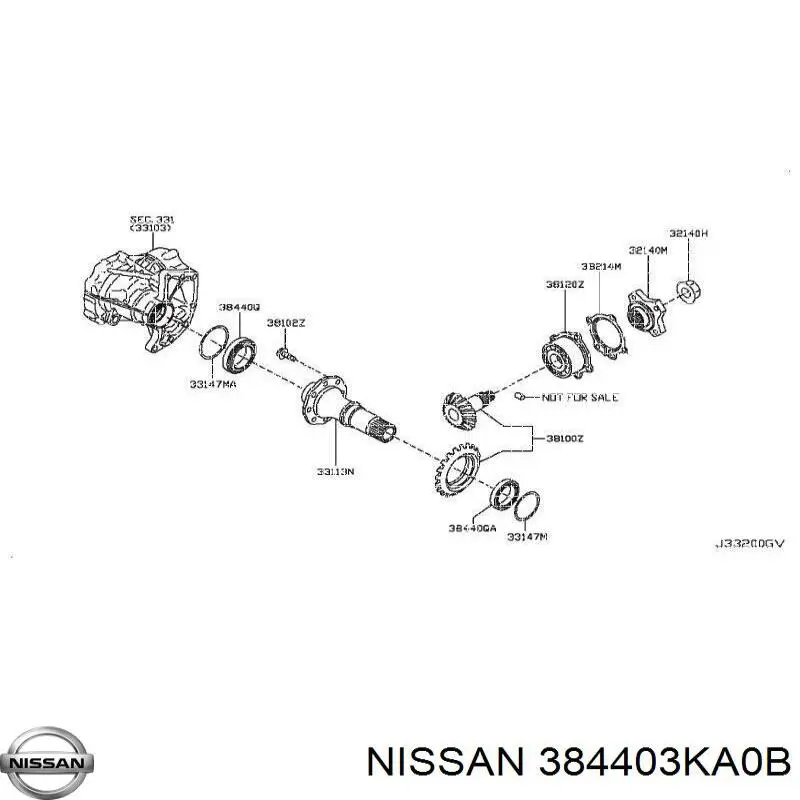  384403KA0B Nissan