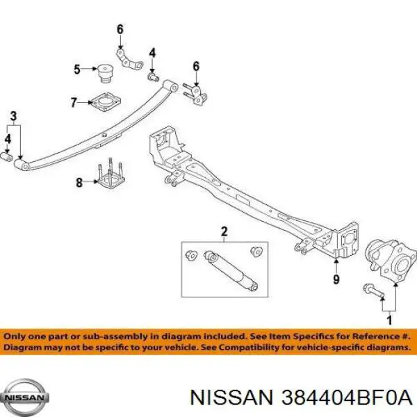 Подшипник дифференциала заднего моста Renault (RVI) 384404BF0B цена, от 106.78 USD