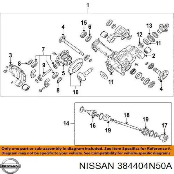 384404N50A Nissan 