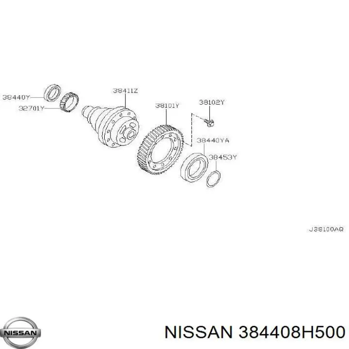  Nissan/Infiniti 384408H500 цена, от 62.64 USD