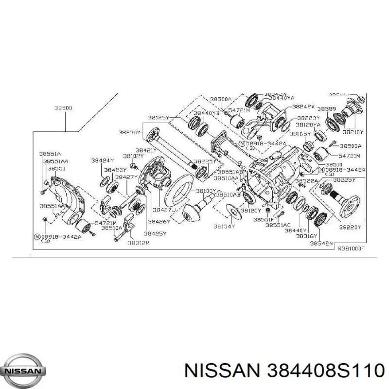  384408S110 Nissan