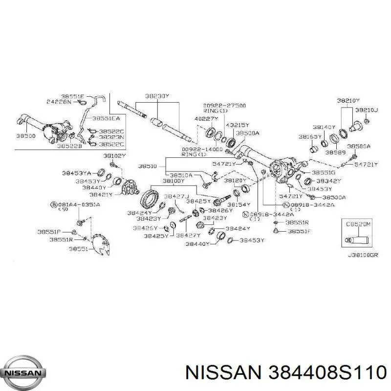 384408S110 Nissan/Infiniti 