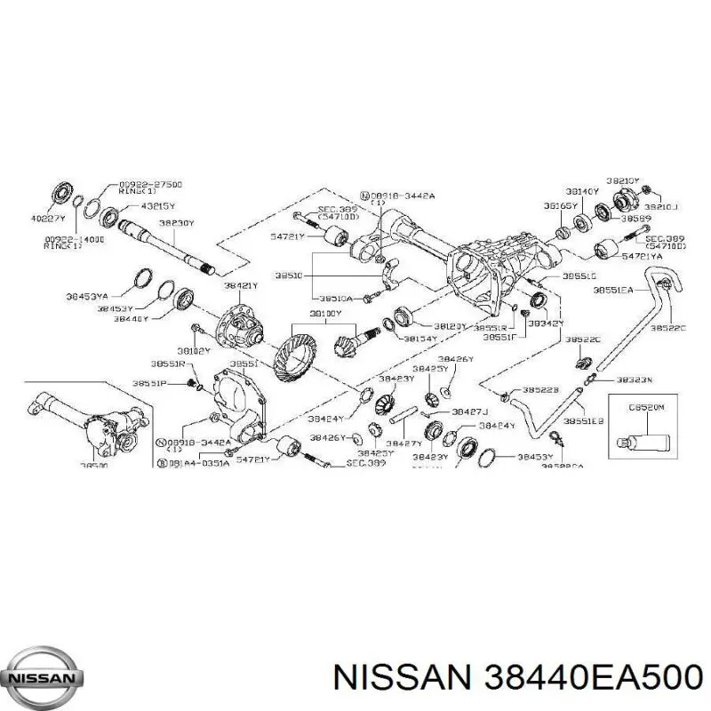 38440EA500 Nissan