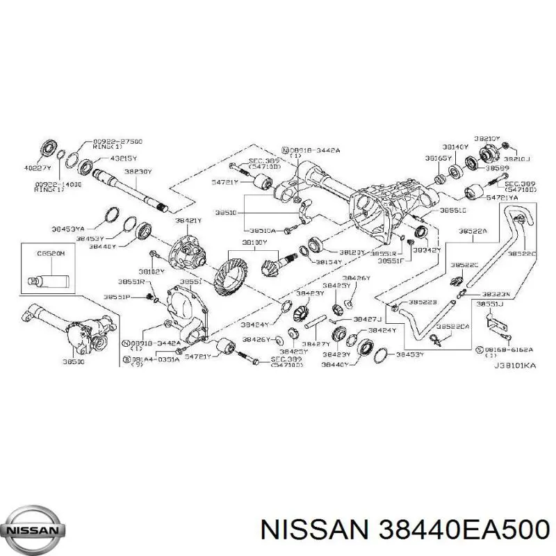  Nissan/Infiniti 38440EA500 цена, от 23.32 USD