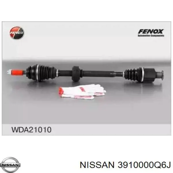 Привод передний правый Nissan/Infiniti 3910000Q6J цена, от 16.26 USD