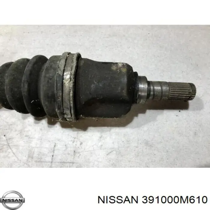 Полуось (привод) передняя правая Nissan 391000M610