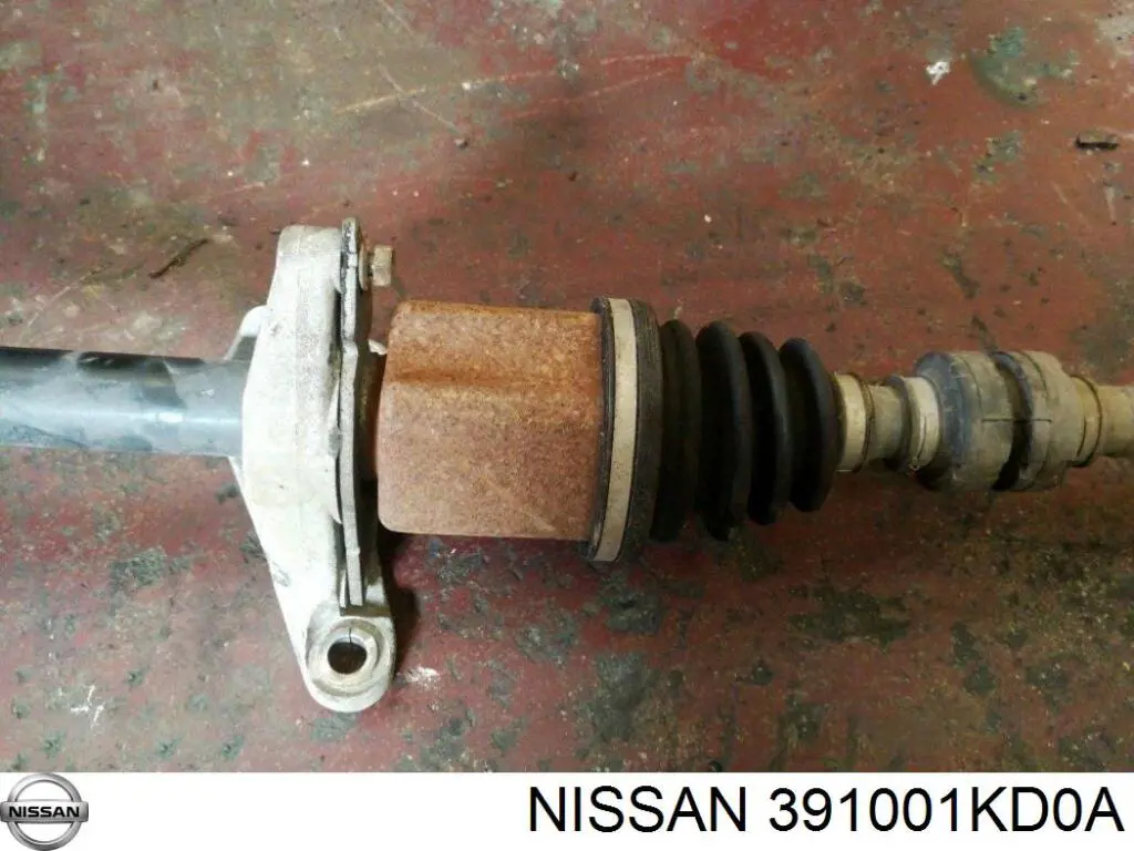 Купить 391001KD0A Nissan/Infiniti Вал приводной правый