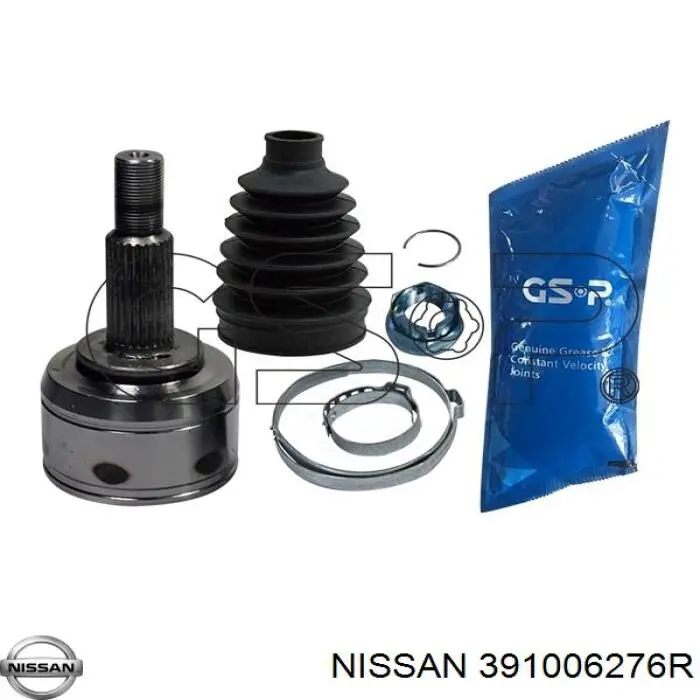 391006276R Nissan semieixo (acionador dianteiro direito)