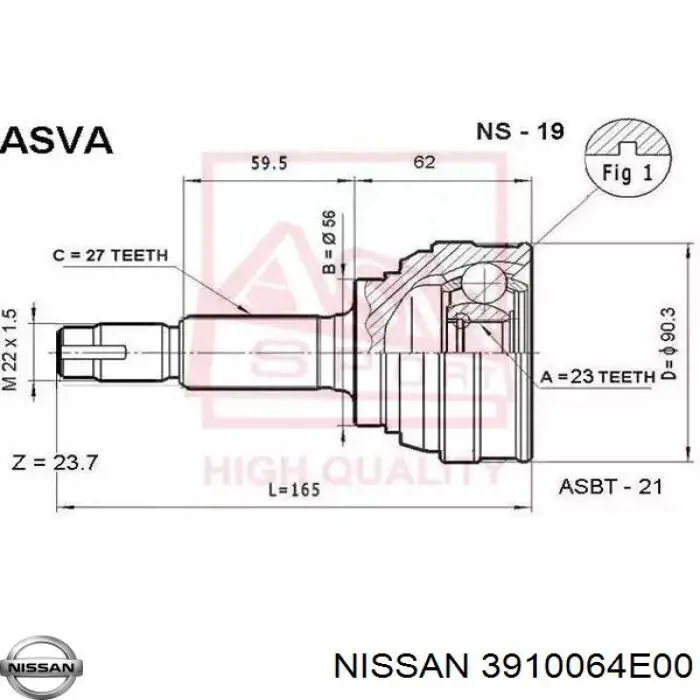  3910064E00 Nissan