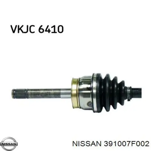 Полуось (привод) передняя Nissan/Infiniti 391007F002 цена, от 76.01 USD