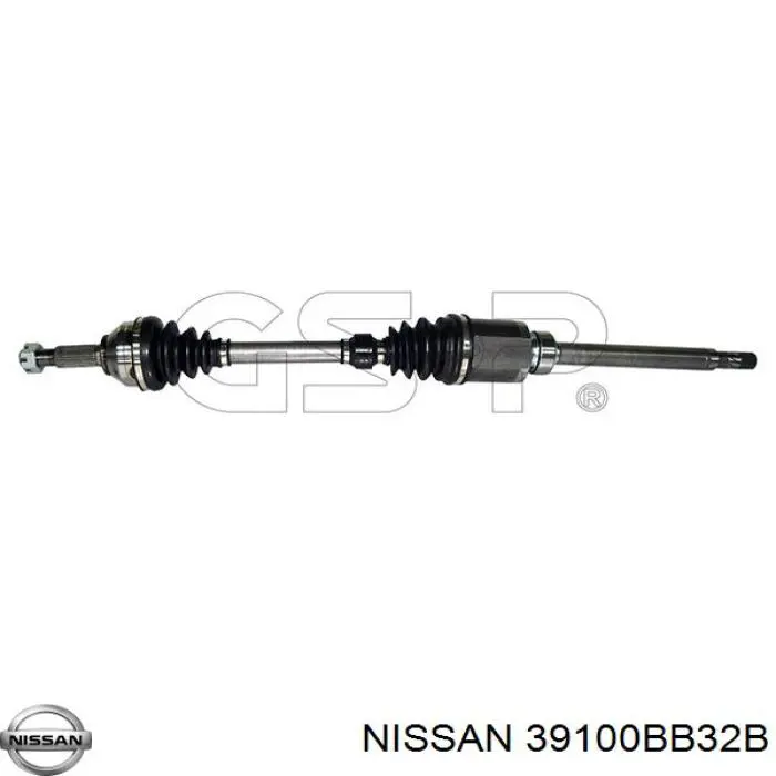 Купить 39100BB32B Nissan/Infiniti Вал приводной правый