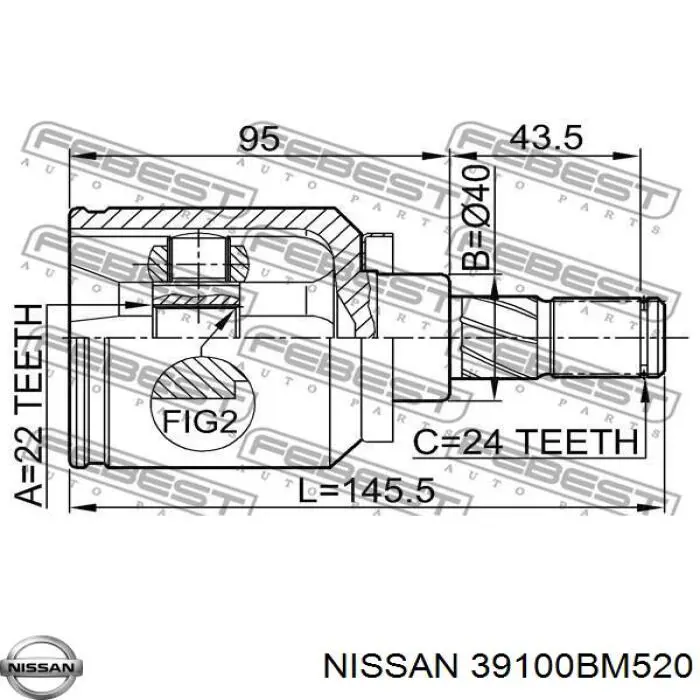  39100BM520 Nissan