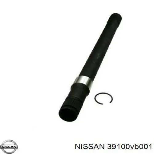Полуось (привод) передняя правая Nissan 39100VB001