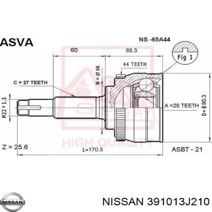  391013J210 Nissan