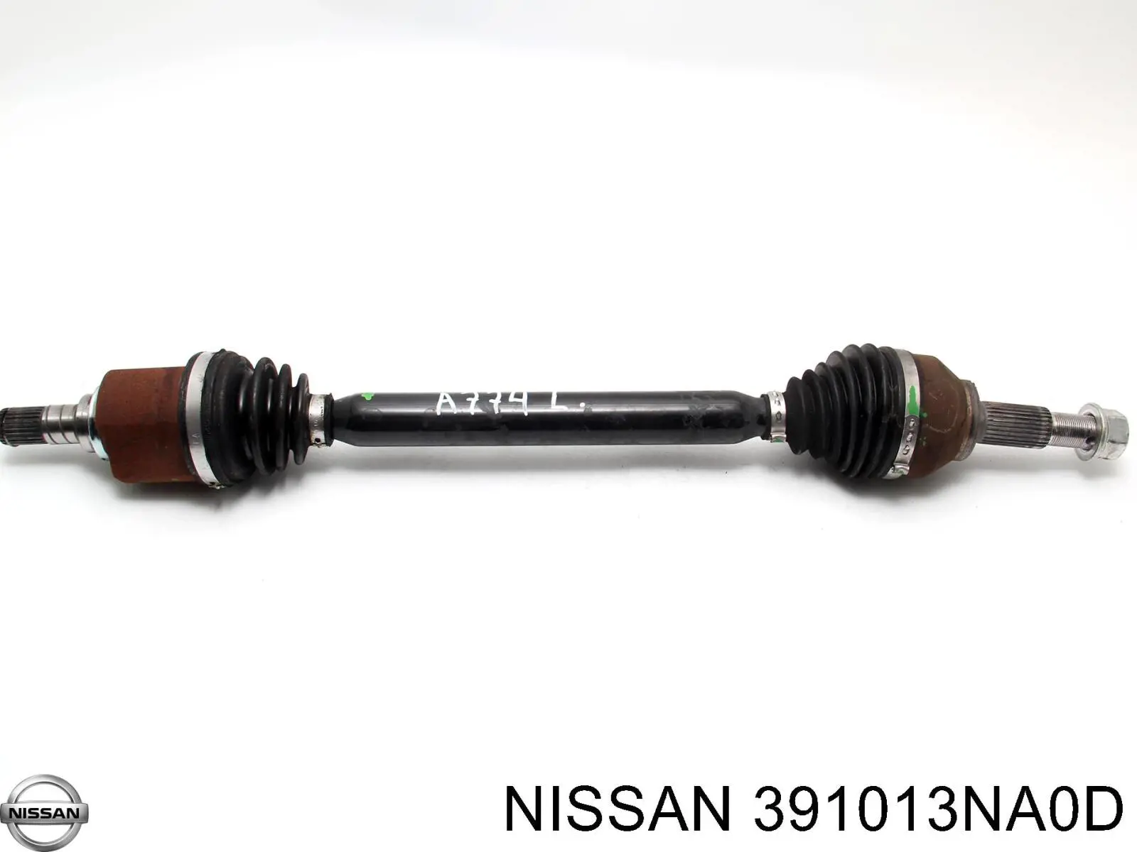 391013NA0D Nissan полуось (привод передняя левая)