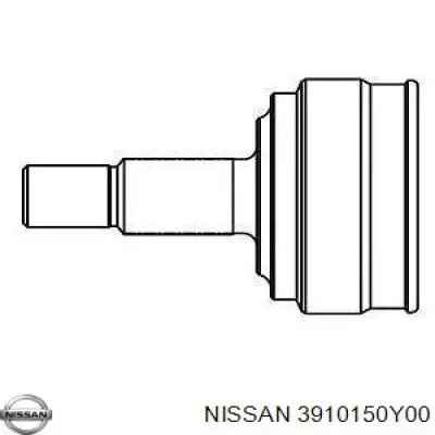 Полуось (привод) передняя правая 3910150Y00 Nissan