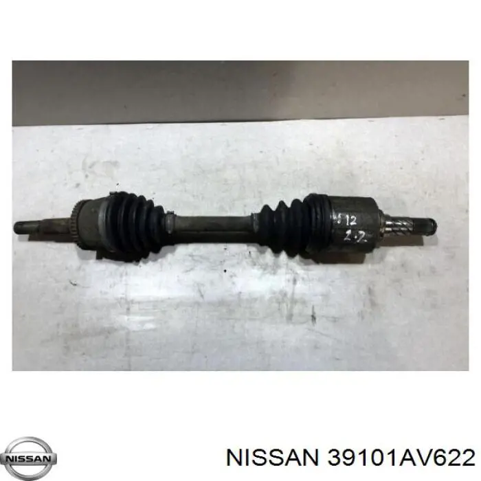 39101AV622 Nissan/Infiniti Полуось передняя левая