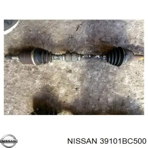 Левая полуось 39101BC500 Nissan