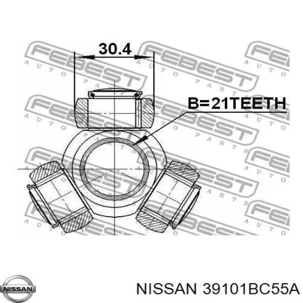 Купить 39101BC55A Nissan/Infiniti Привод в сборе левый