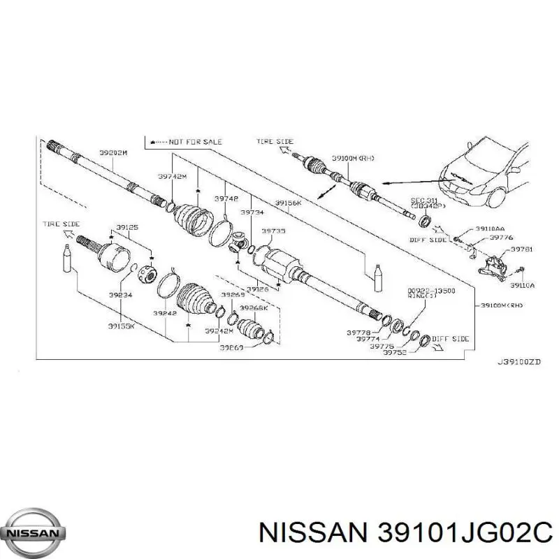  XX39101JG02C Market (OEM)