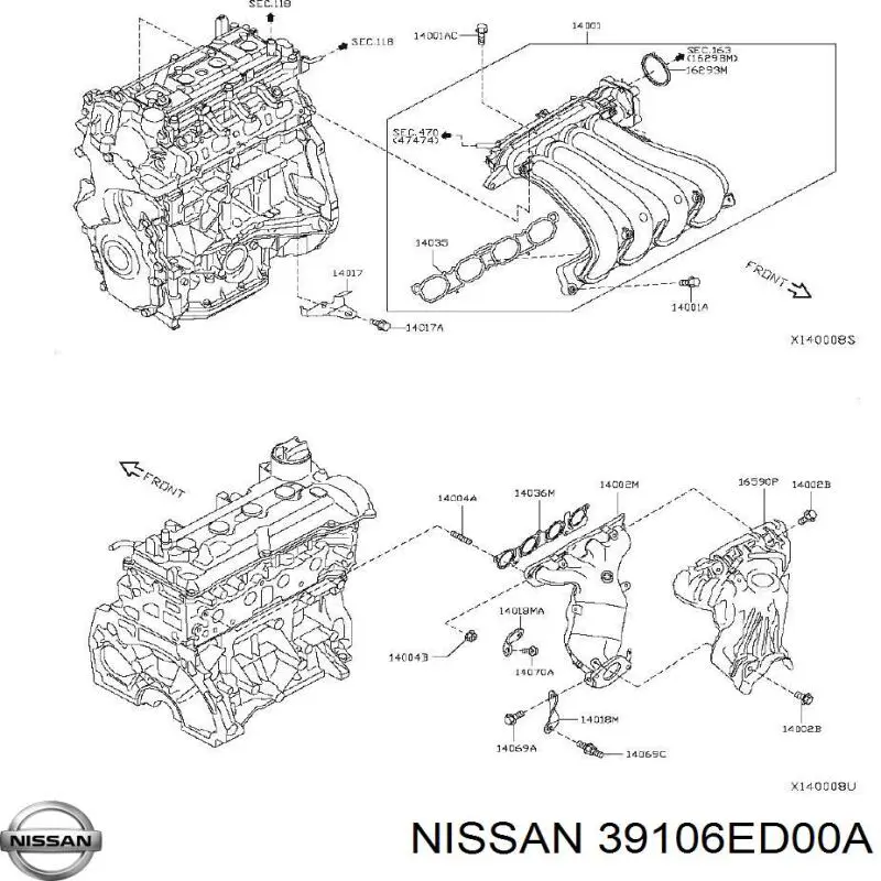  39106ED00A Nissan