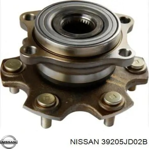 Полуось (привод) передняя левая 39205JD02B Nissan