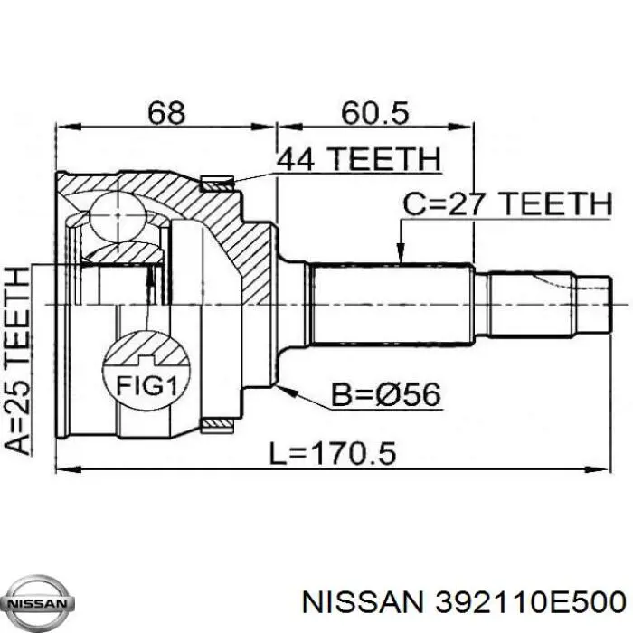  392110E500 Nissan