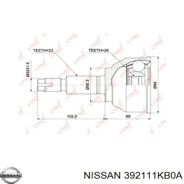  392111KB0A Nissan