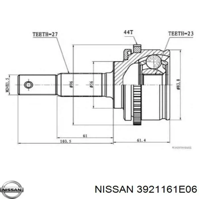  3921161E06 Nissan