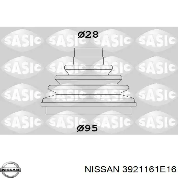 3921161E16 Nissan/Infiniti Наружная граната