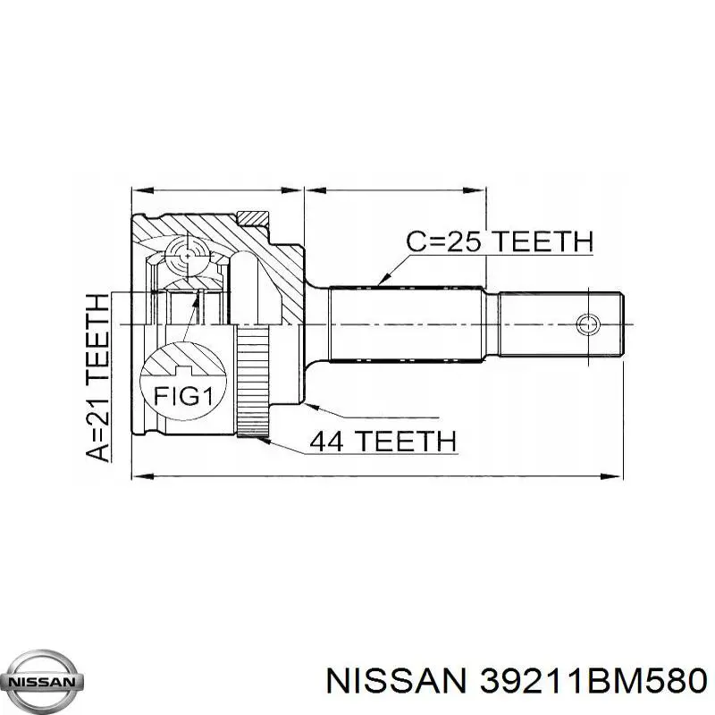 Купить 39211BM580 Nissan/Infiniti Внешняя граната