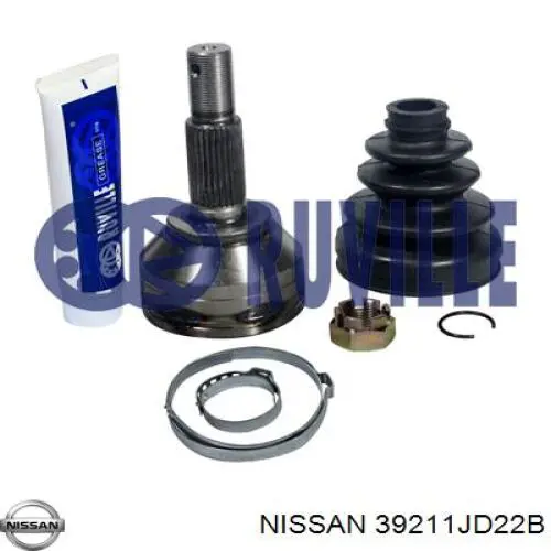Граната колесная Nissan/Infiniti 39211JD22B цена, от 32.29 USD